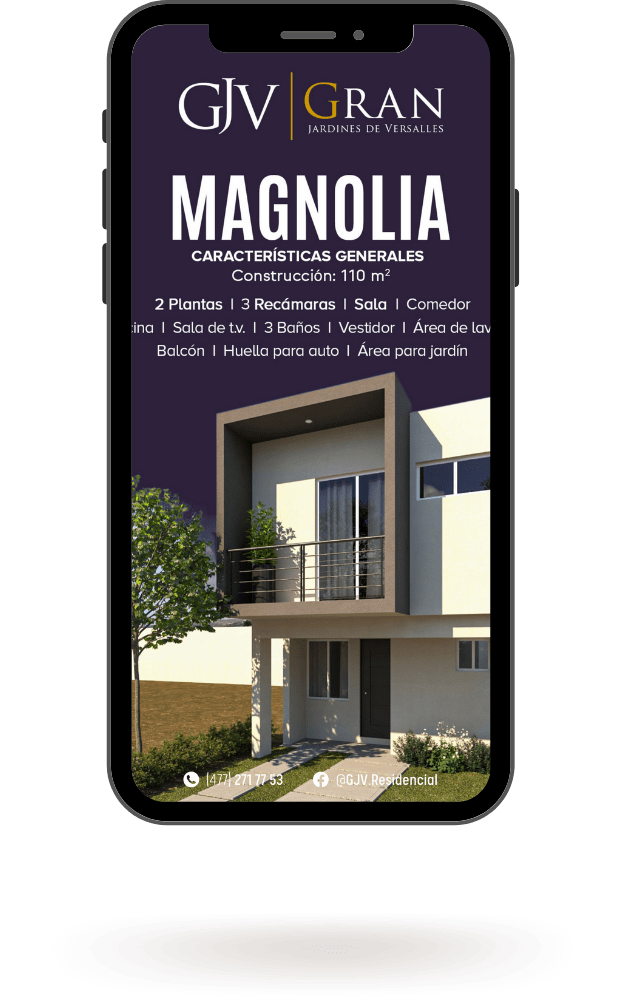 Descargar brochure digital con los detalles de las casas en venta en GJV Residencial, en León, Gto.